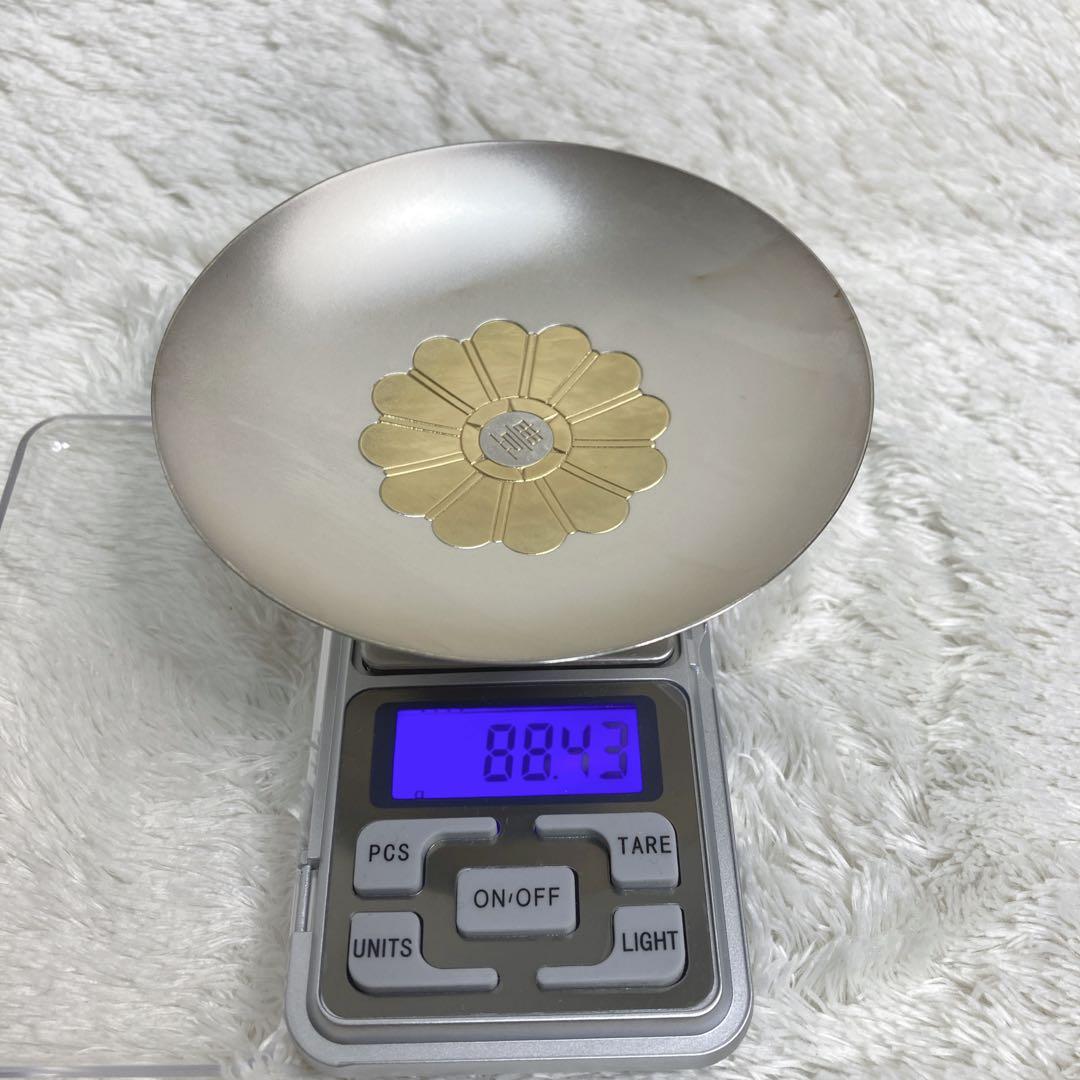 純銀 造幣局刻印 88.4g 豊島区 功労者表彰 記念銀杯