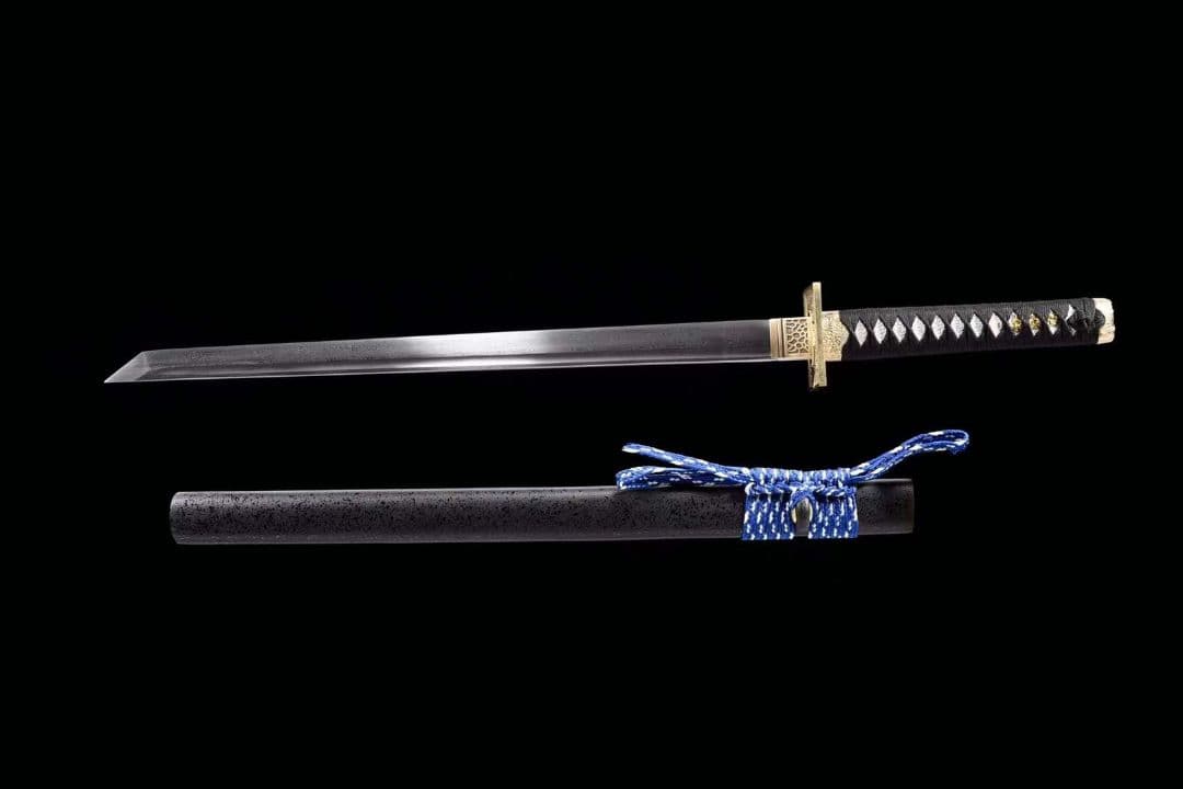 方竜模様直版サムライナイフ 武具　 居合刀 模造刀·模擬刀