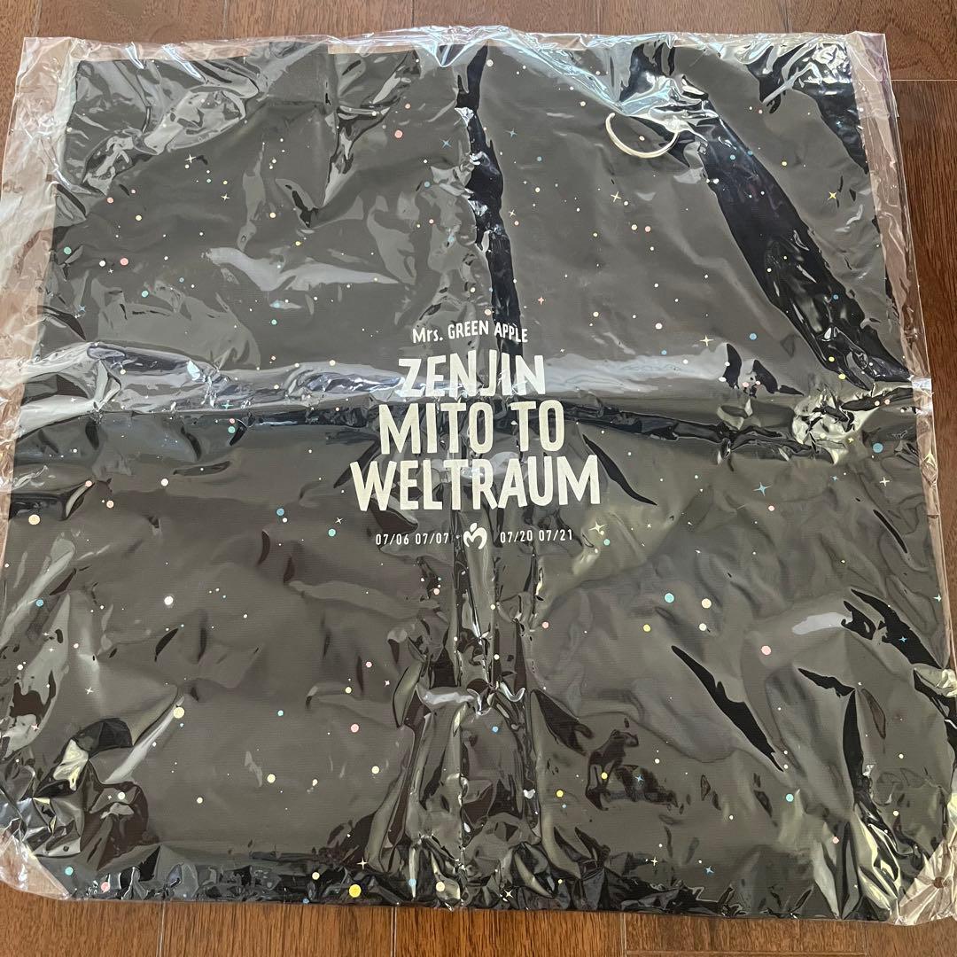 Mrs. GREEN APPLE トートバッグ　ゼンジン　ミセスグリーンアップル Mrs. GREEN APPLE トートバッグ ゼンジン ミセスグリーンアップル