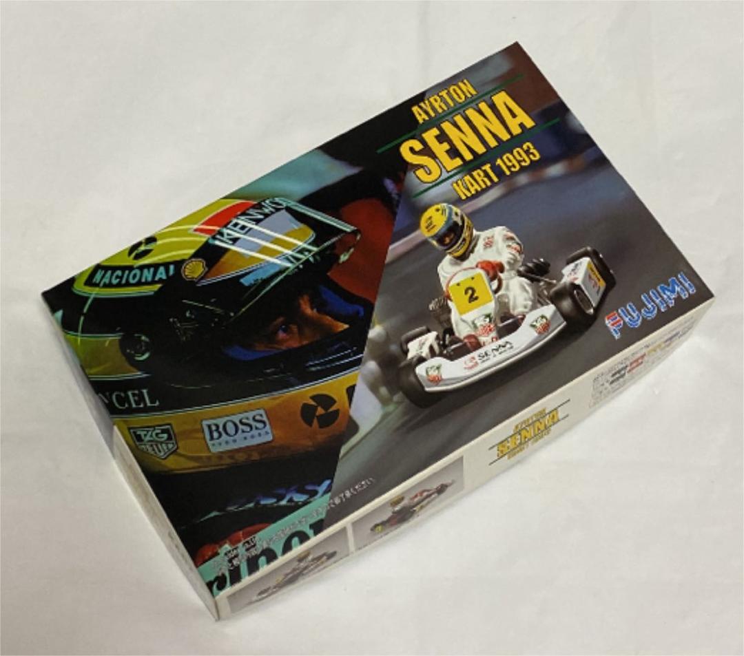 フジミ 1/20 アイルトン・セナ レーシング カート1993年 プラモデル車