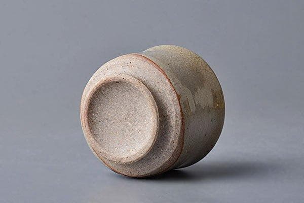 k376 文字ぐい呑み　酒器　盃　箱合　骨董