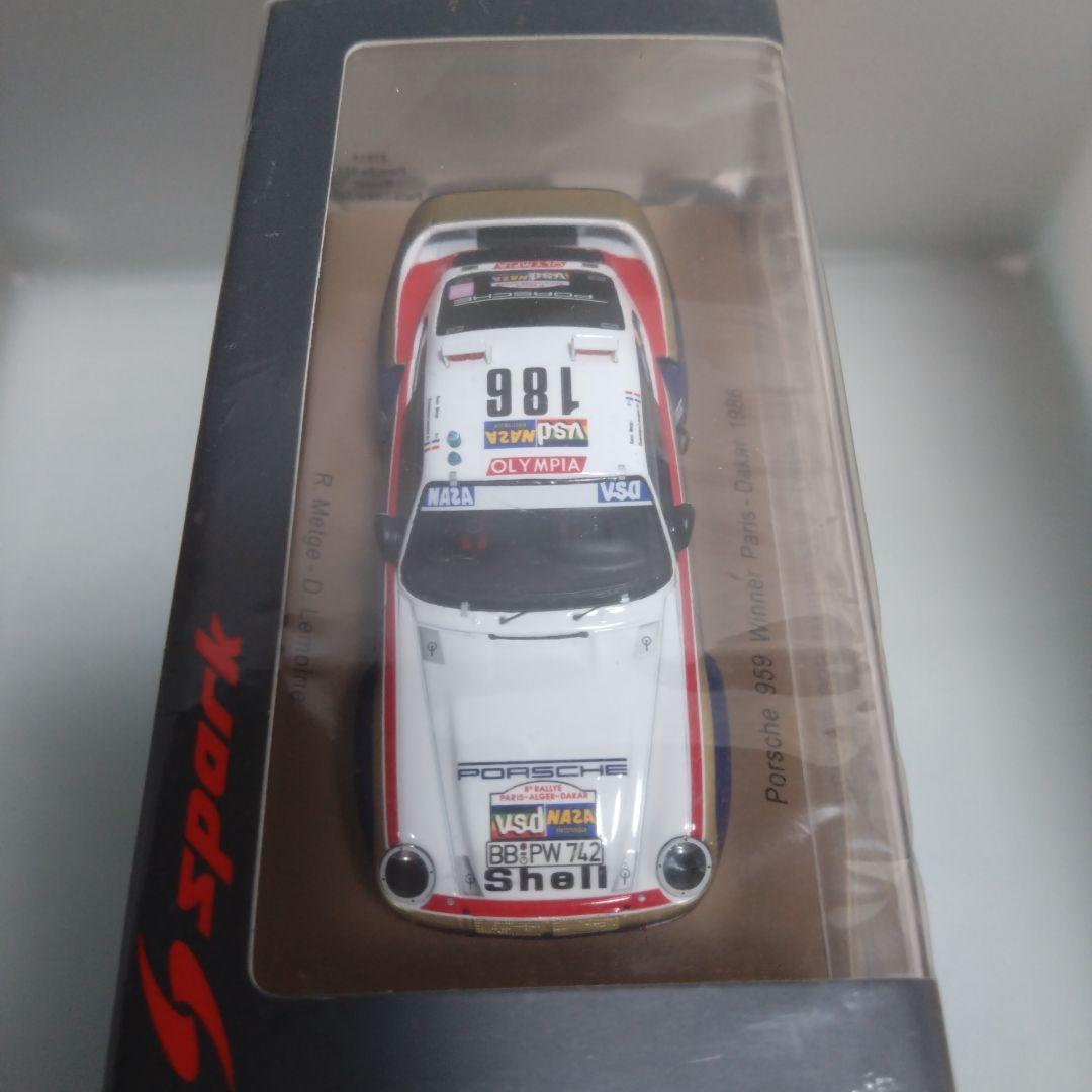1/43 スパーク ポルシェ959 Winner 1986パリダカールラリー