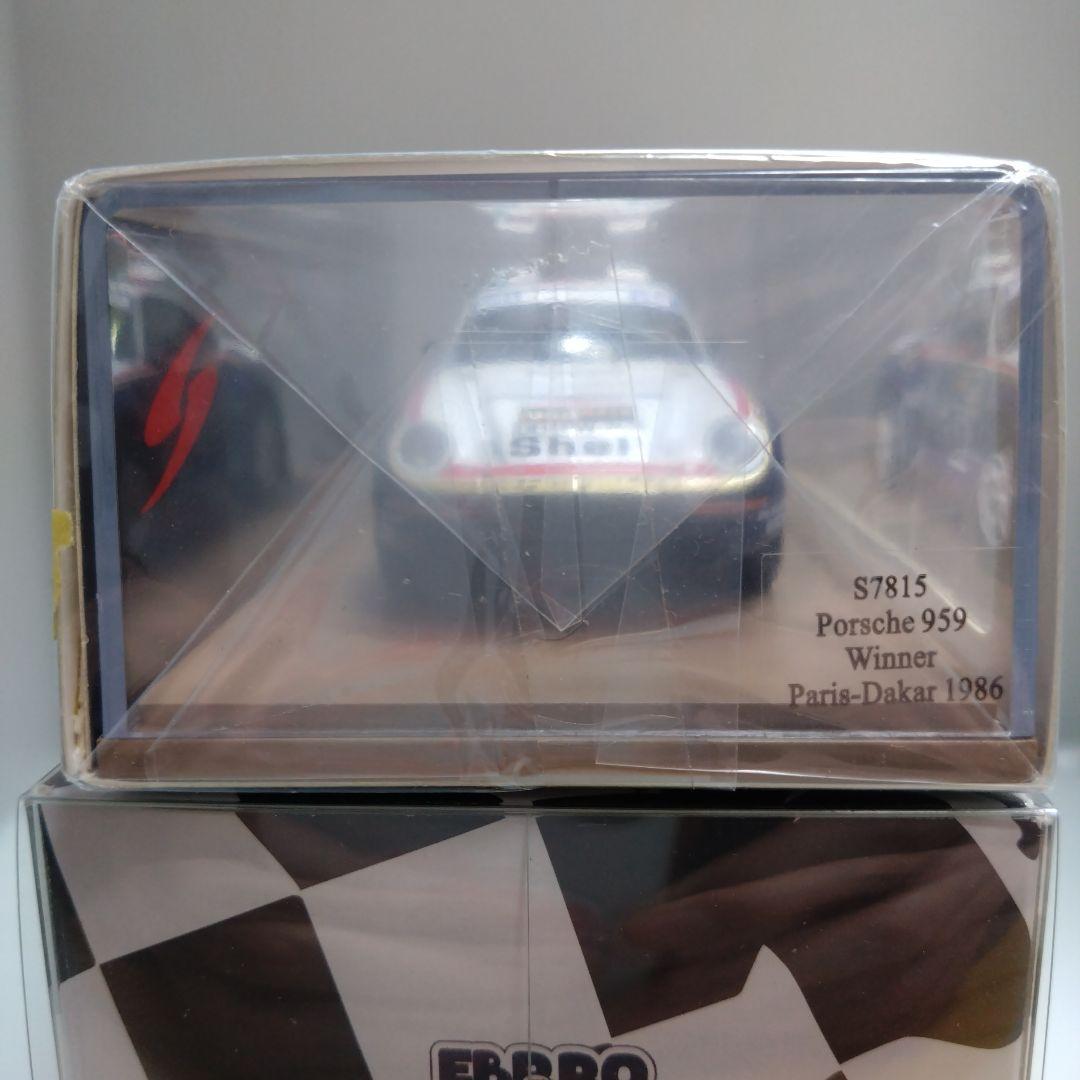1/43 スパーク ポルシェ959 Winner 1986パリダカールラリー