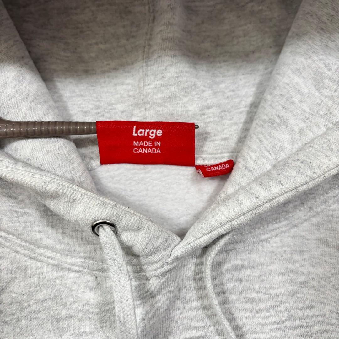 24ss Supreme スモールボックスロゴパーカー アッシュグレー