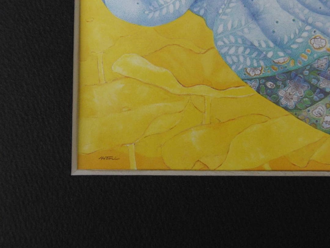 阿美代子、【蓮華蔵世界】、希少な額装用画集より、新品額装付