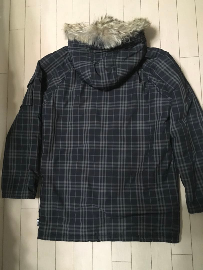 BURBERRY BLUE LABEL チェック柄ロングコートL 美品