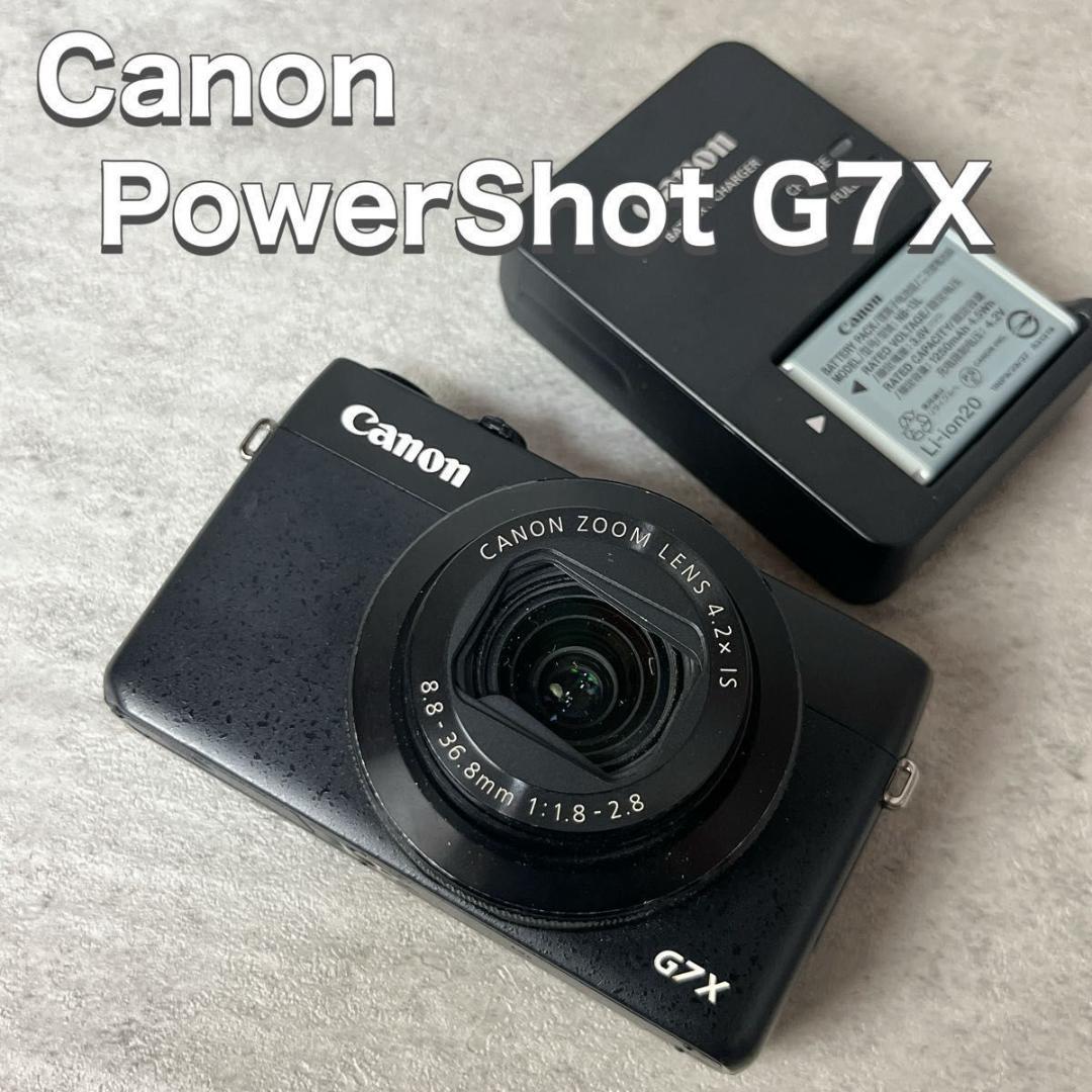 Canon キャノン PowerShot G7X デジタルカメラ ブラック Canon PowerShot G7 X Mark III 20.2MP Wi-Fi Live Streaming Black