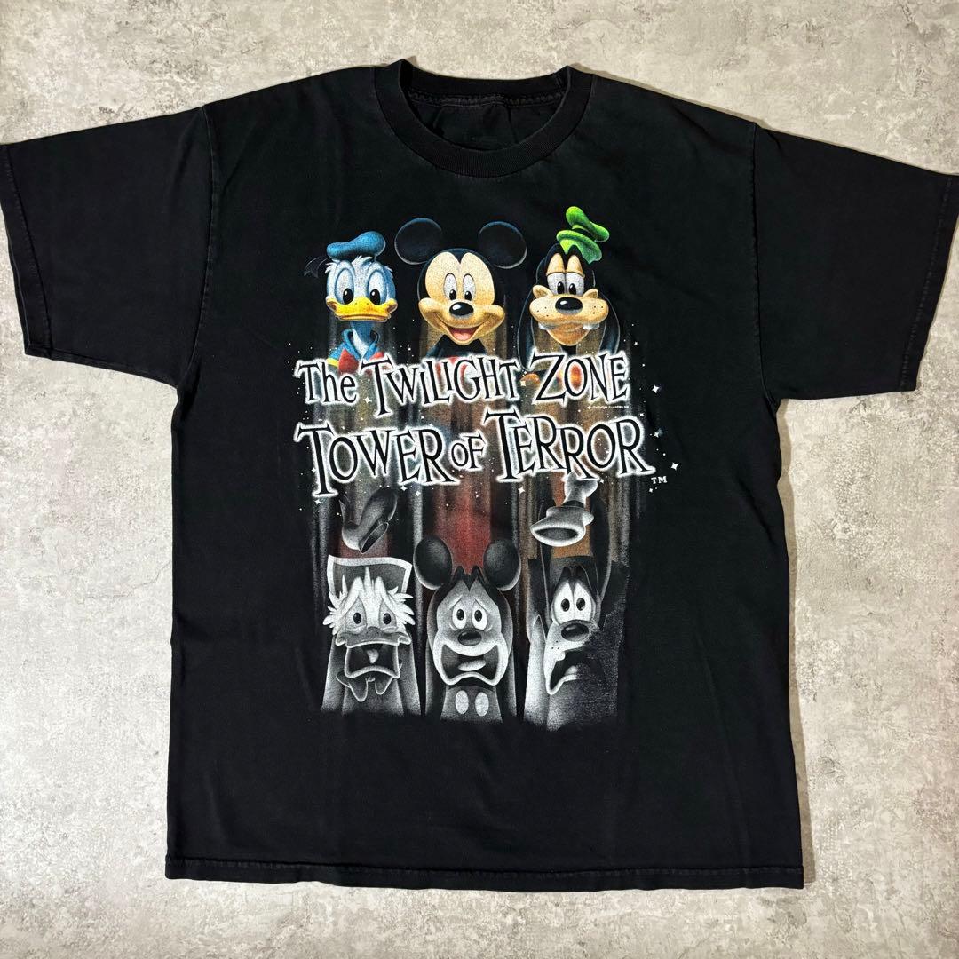 XZ223 90s タワーオブテラー トワイライトゾーン Tシャツ ディズニー