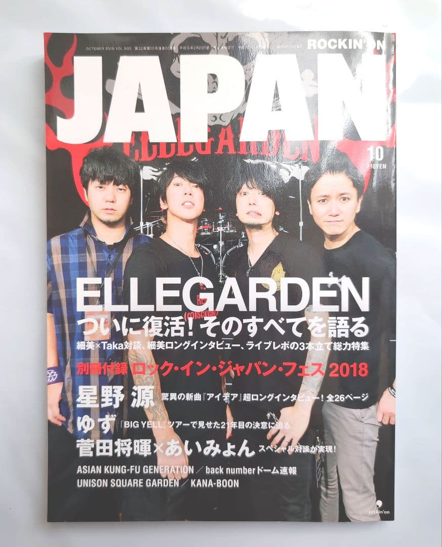 激レア】ELLEGARDEN ワンオク 入場リストバンド 復活ライブ 入手困難