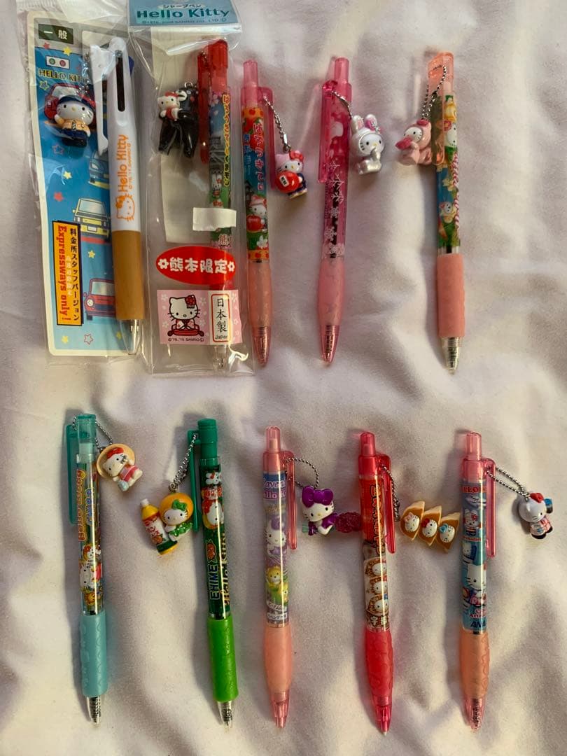 サンリオハローキティご当地軽井沢限定シャープペンシル10本セット日本製