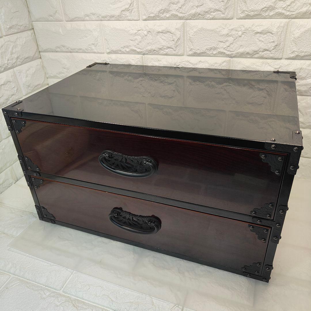 仙台小箪笥 赤漆 45×30×25cm