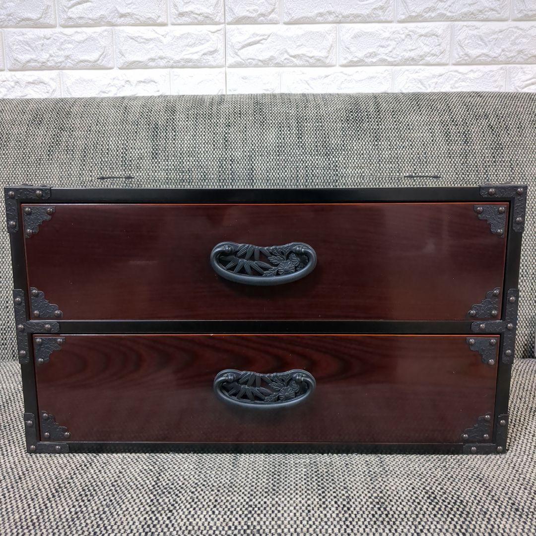 仙台小箪笥 赤漆 45×30×25cm