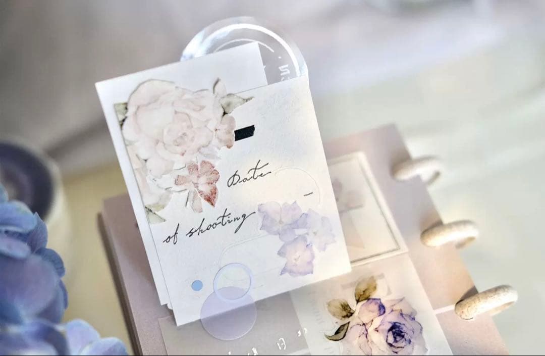 雀斑茶《春妩花间》海外マスキングテープ　マステ 【2226】