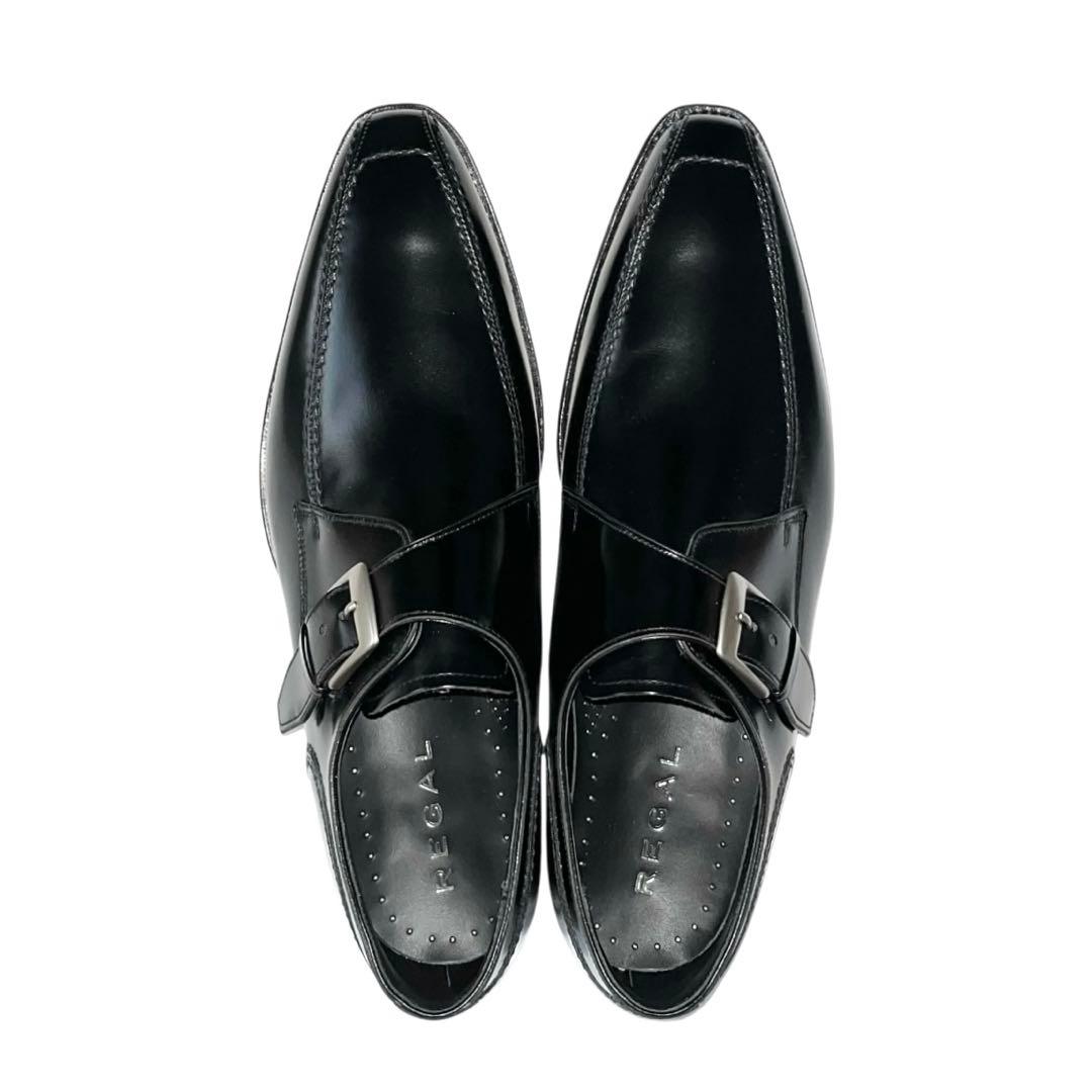 【新品同等品】◾️REGAL◾️モンクストラップ◾️JW83◾️レザー◾️ブラック