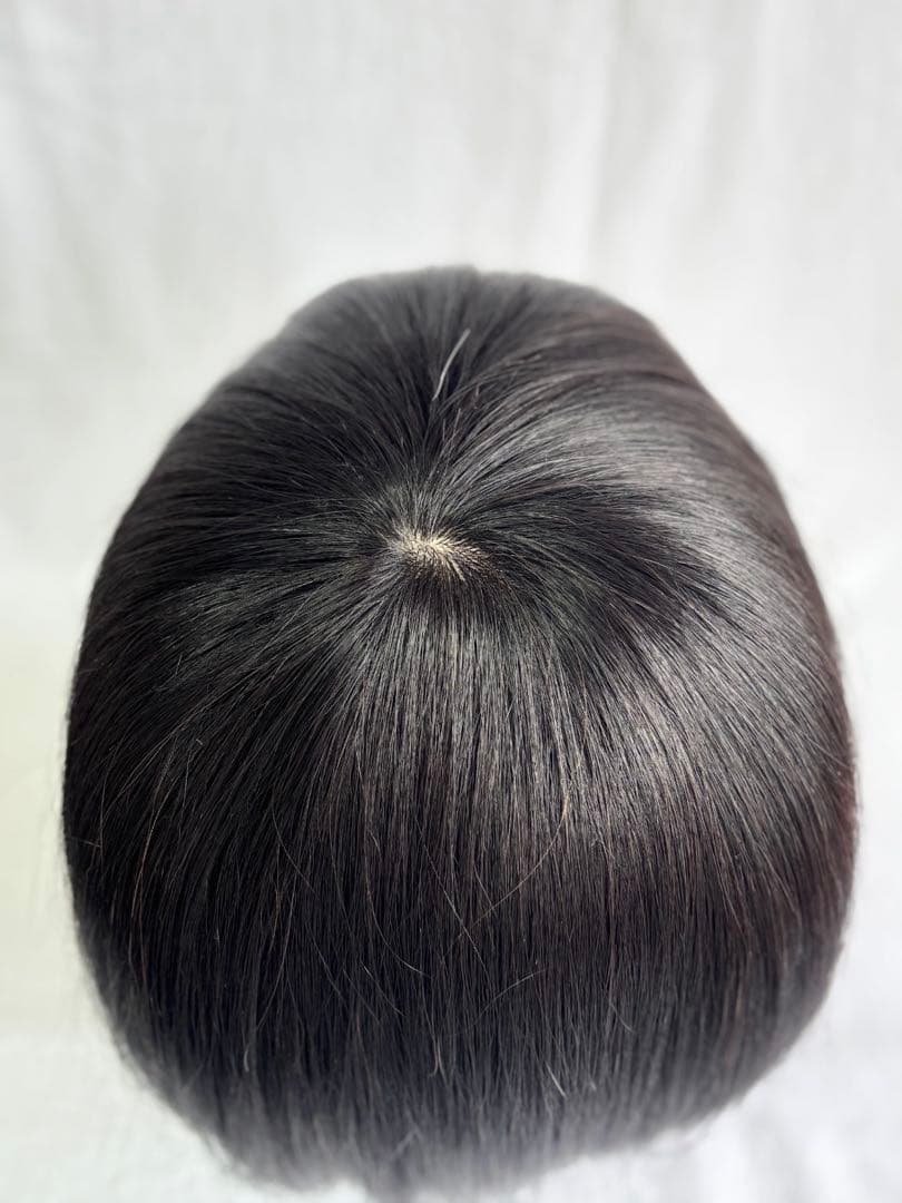 【ナチュラルブラック】人毛100% フルウィッグ 医療用 ウィッグ ショート