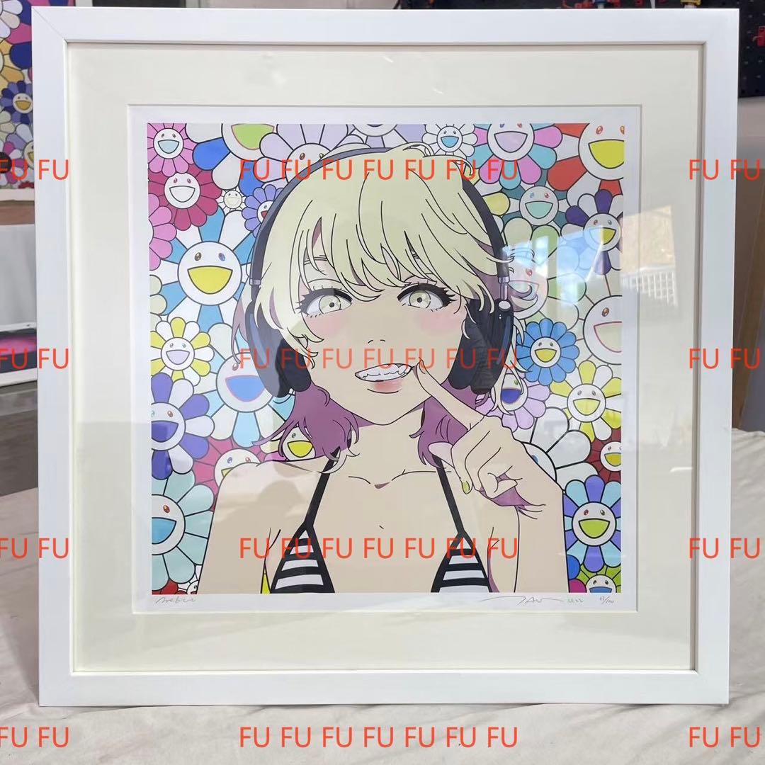 smile_01 w M.F 村上隆 mebae 版画