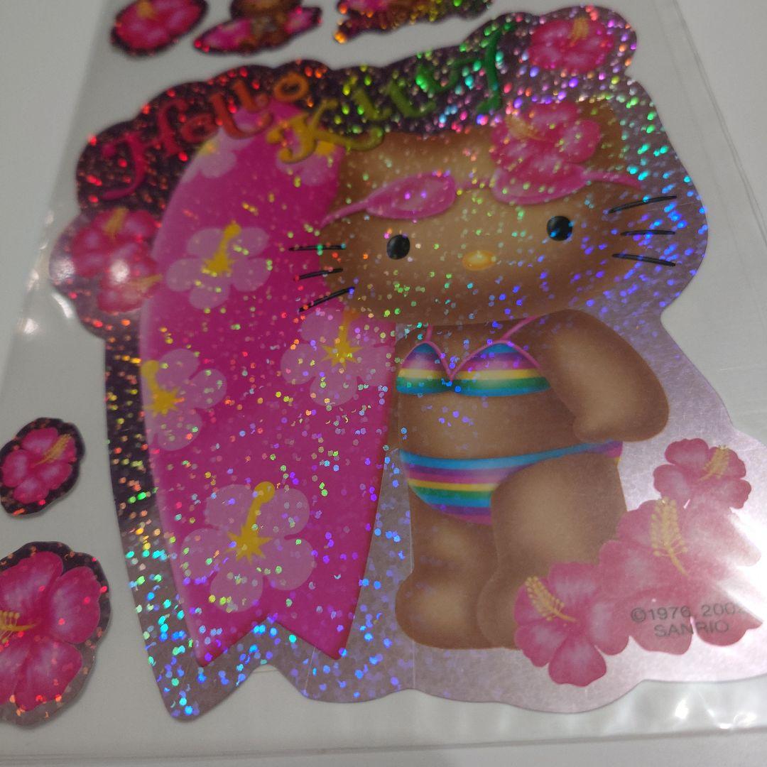 希少レア ハローキティ レターセット 日焼け ハワイ ハイビスカス 2002