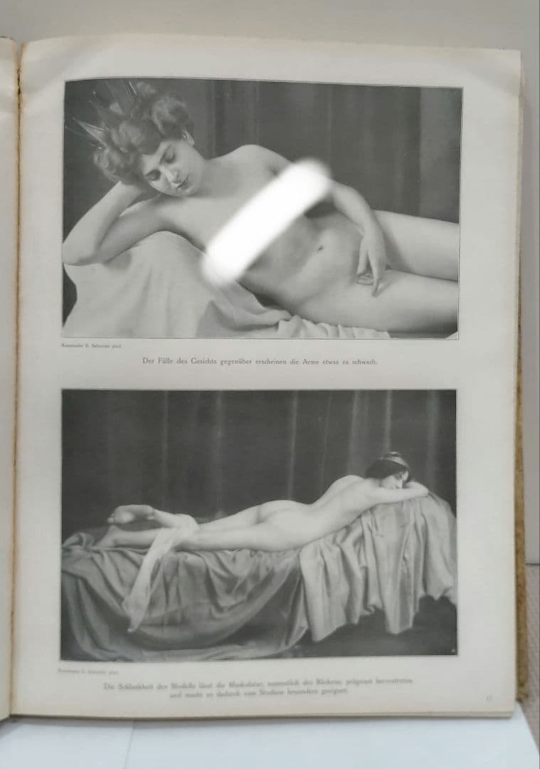 ヴィンテージ写真集『人体形態とその美　裸体研究のためのモデル』1907年発行