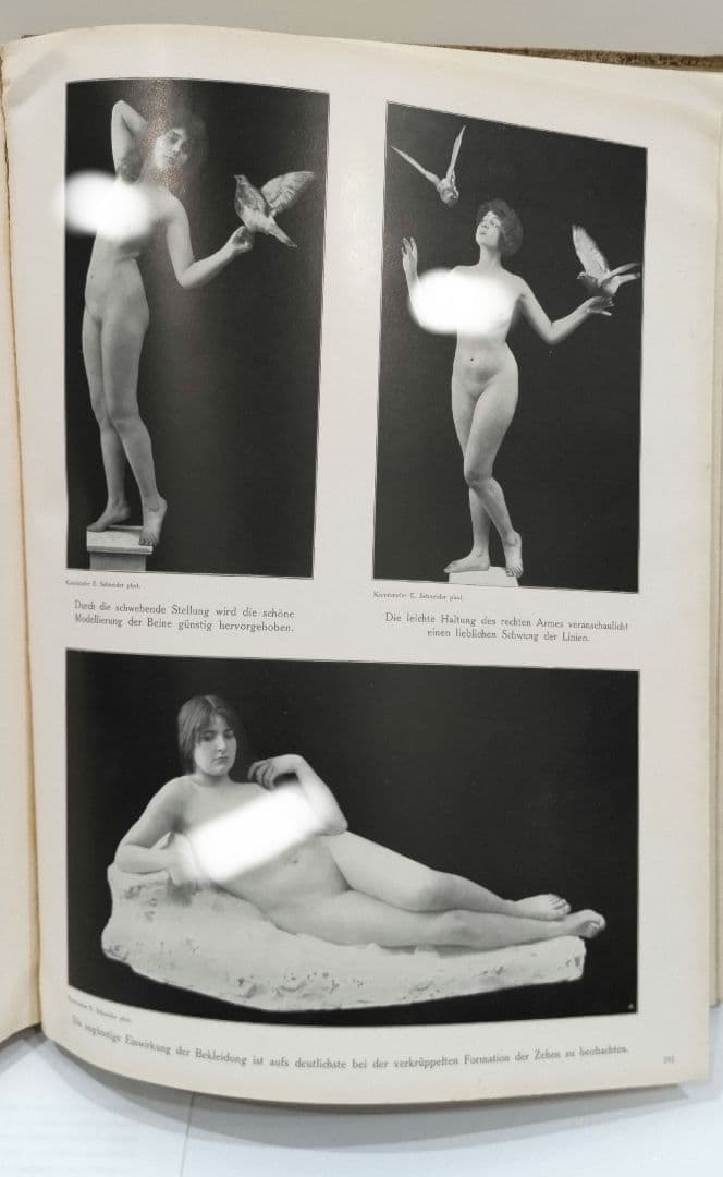 ヴィンテージ写真集『人体形態とその美　裸体研究のためのモデル』1907年発行