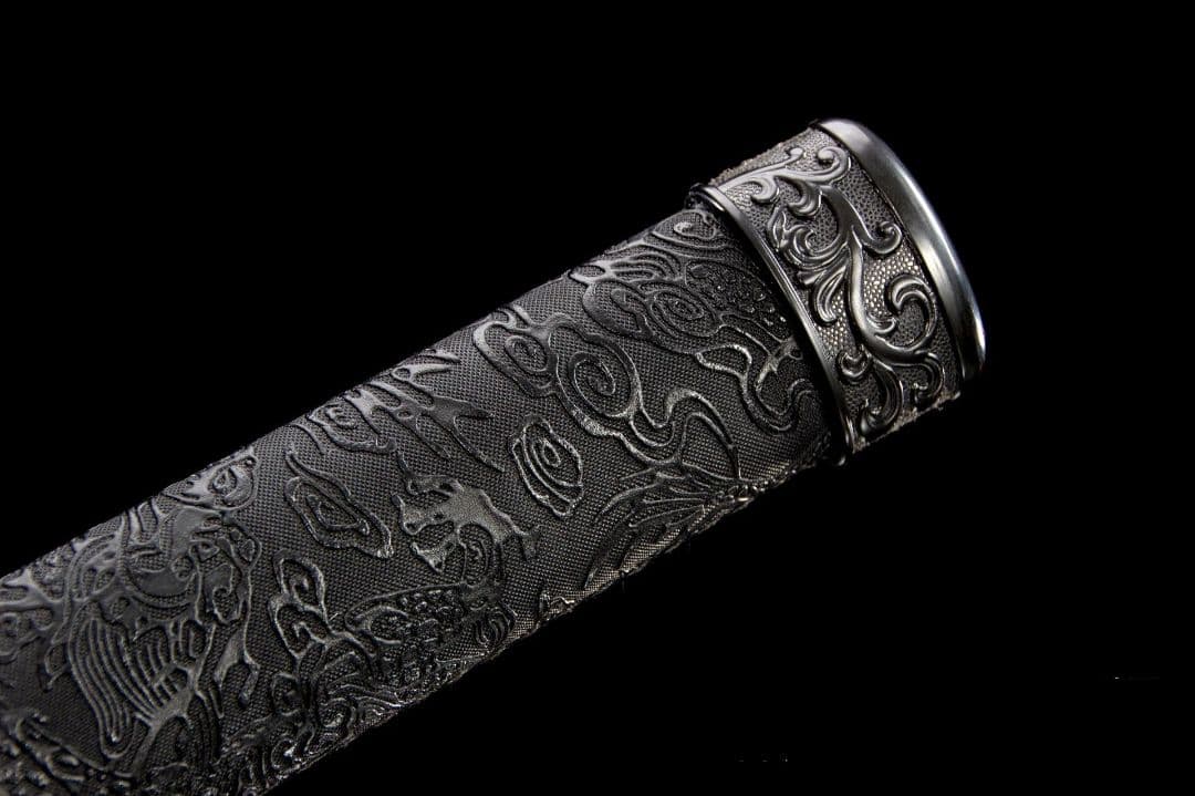 ライトニング唐横刀-高性能マンガン鋼  武具 刀装具 日本刀 唐剣  居合刀