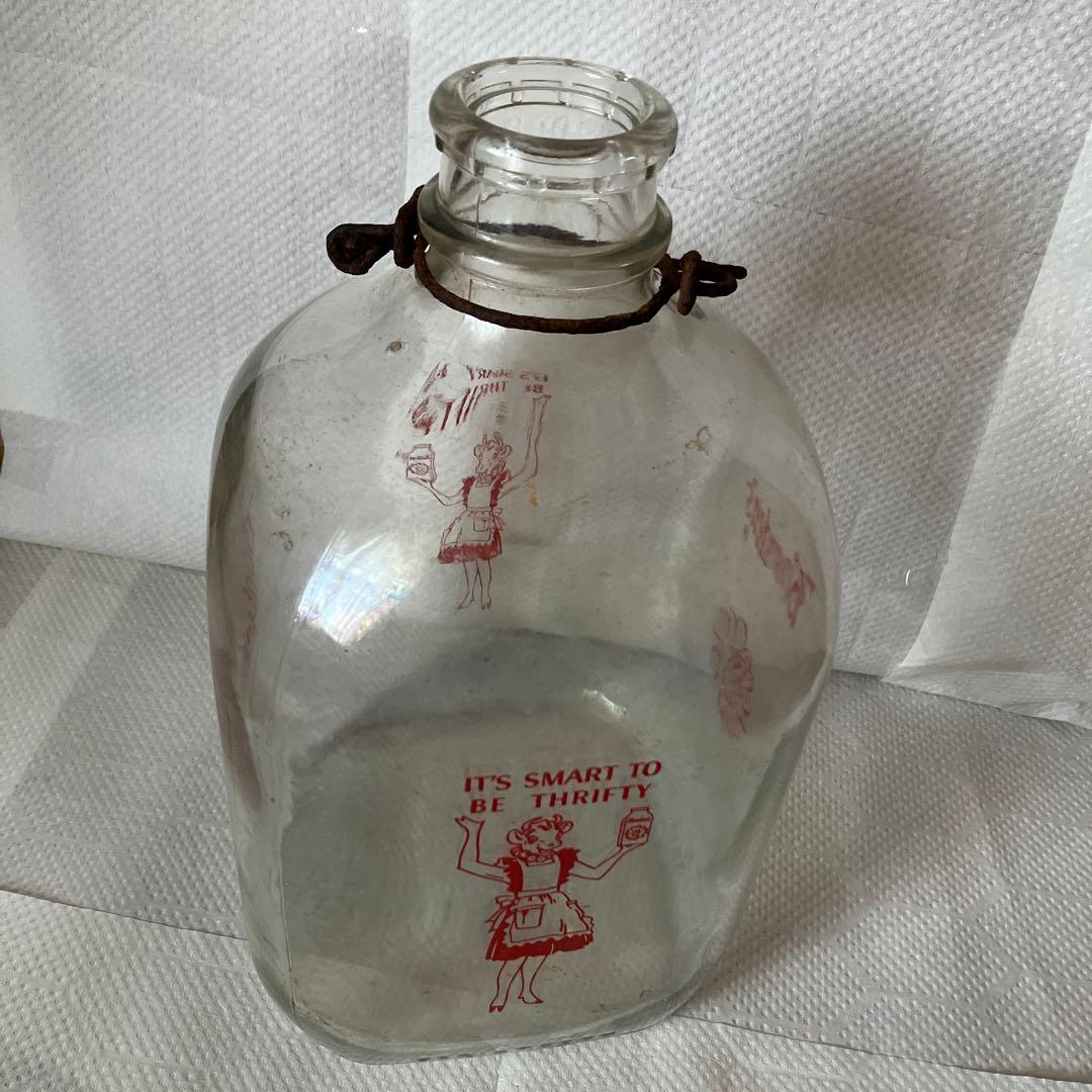 アメリカボーデンBorden ミルクボトル 1ガロン