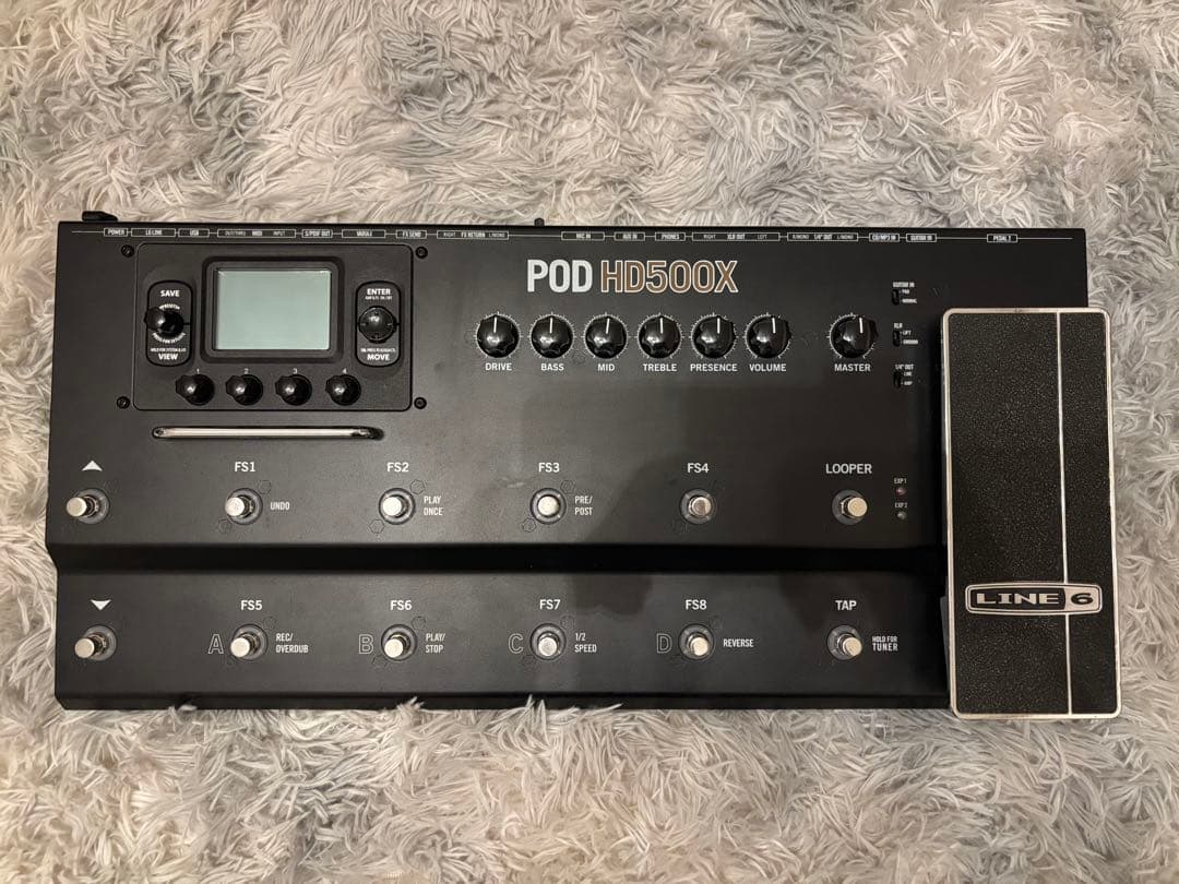 LINE6 POD HD500X マルチエフェクター＆専用ケース
