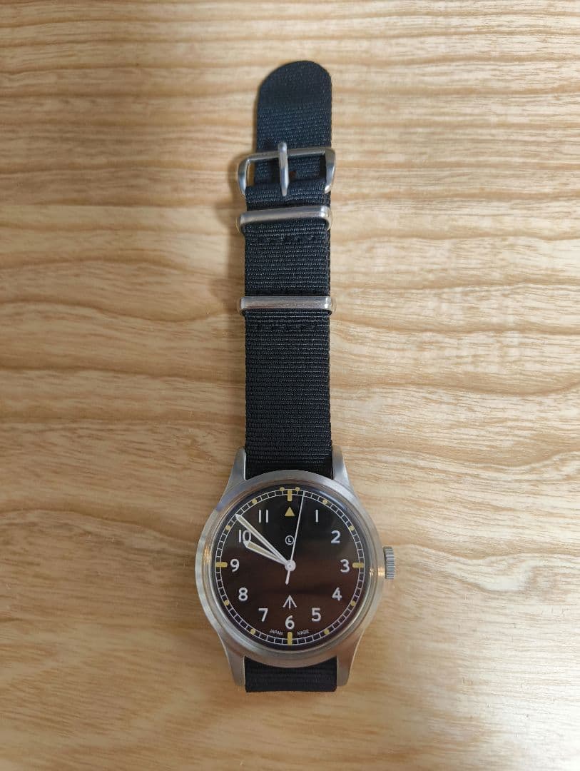 NAVAL WATCH 自動巻き腕時計 ブラック