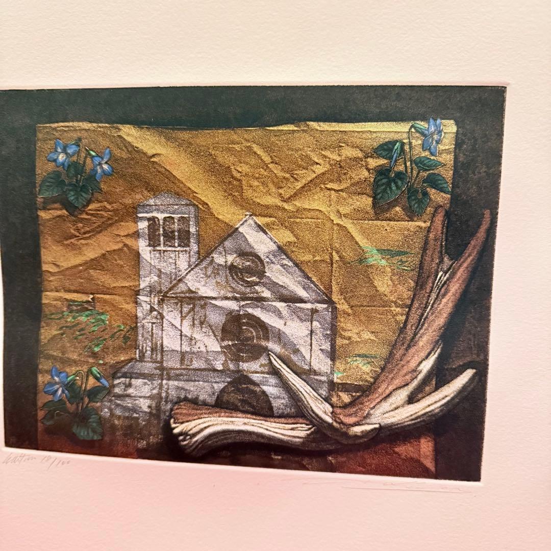 2215様感謝‼️世界観かわる‼️真作馬場章 銅版画 VIEW 5