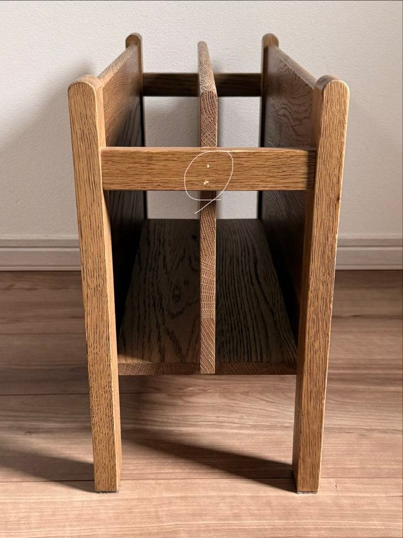 ジャーナルスタンダードファニチャー ボンドシリーズ オーク材 マガジンラック