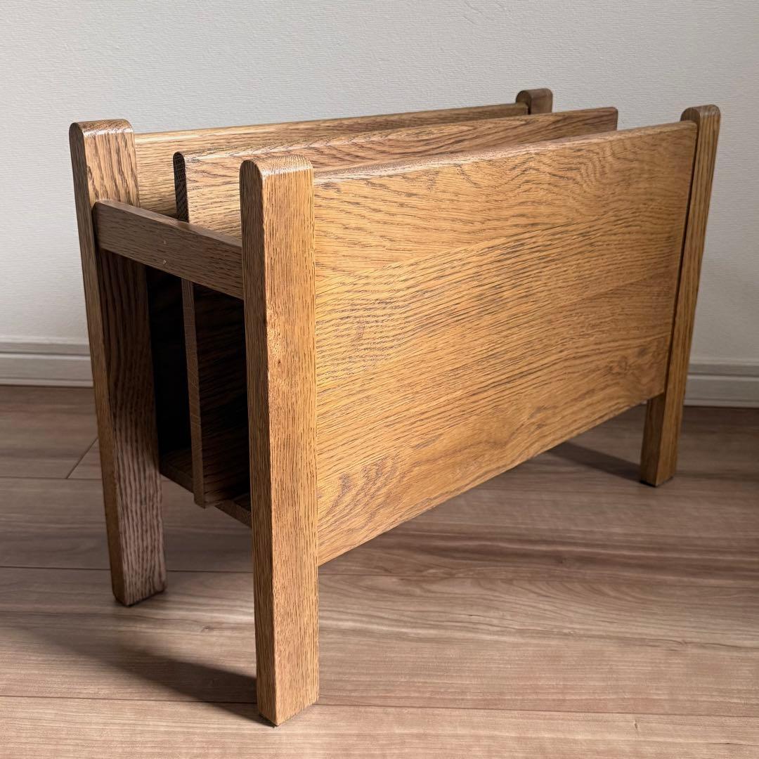 ジャーナルスタンダードファニチャー ボンドシリーズ オーク材 マガジンラック