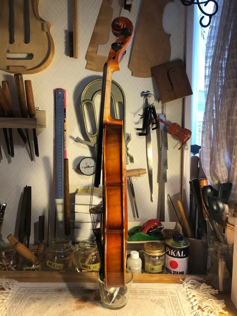 駒&魂柱調整済】Suzuki分数バイオリンNo330 1/2 1984 SUZUKI No.330