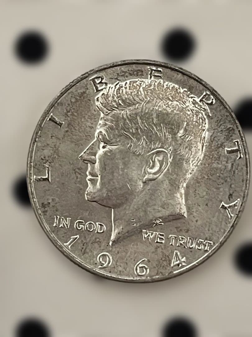 ケネディ ハーフドル ハーフダラー 銀貨 1964年 - メルカリ