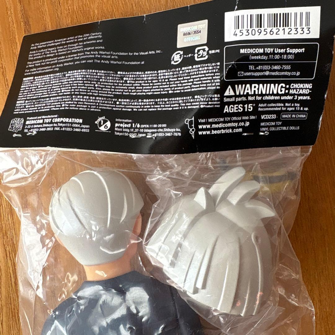 【新品未開封】 メディコムVCD アンディ ウォーホル NAVY Ver.