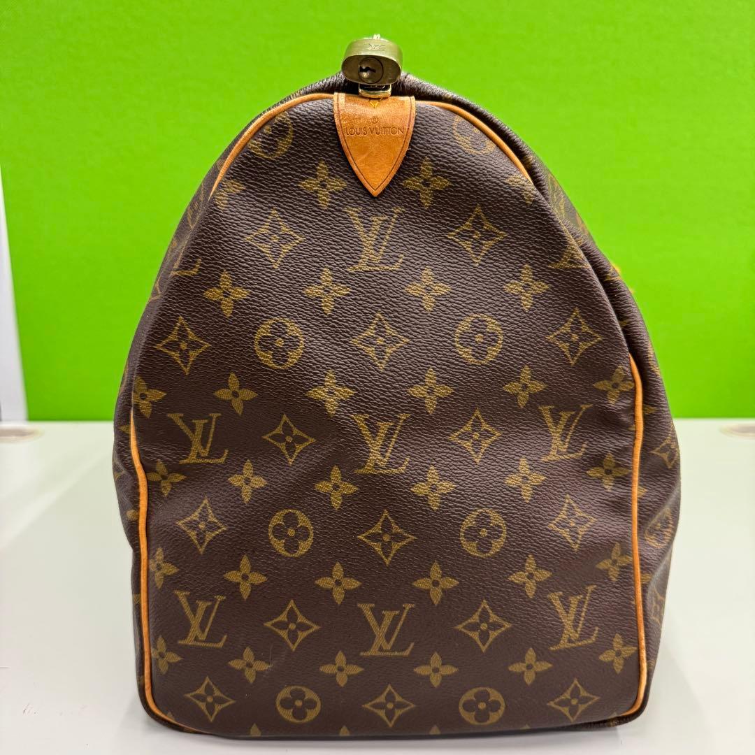 Louis Vuitton ボストンバッグ 中型 ブラウン - メルカリ