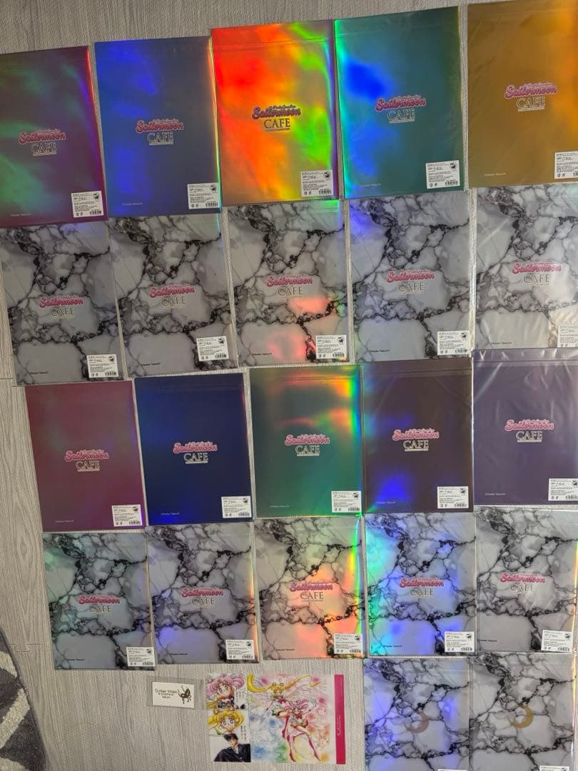 セーラームーンカフェ オーロラクリアファイル コンプリート22種類