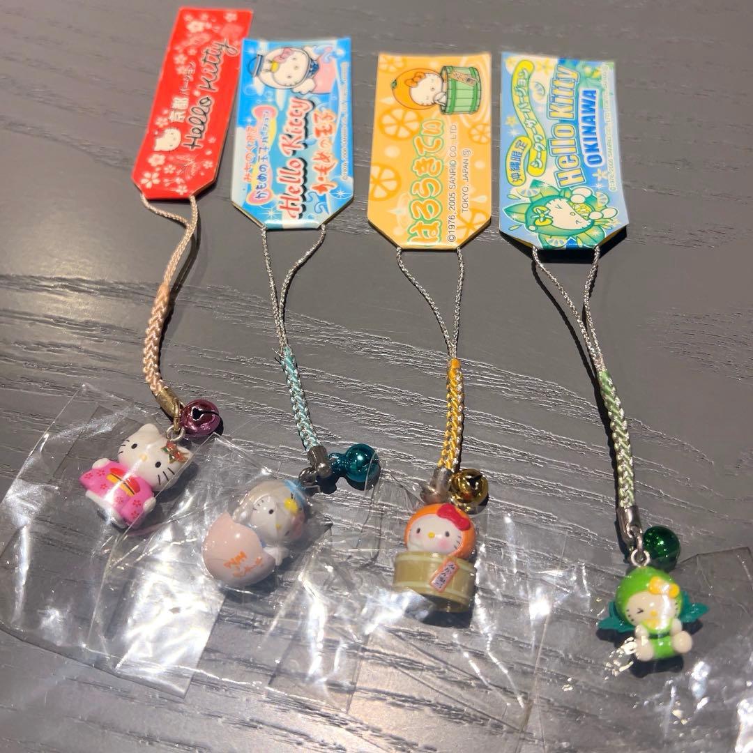 【全て新品未使用】ご当地キティ　ハローキティ ストラップ 10個セット