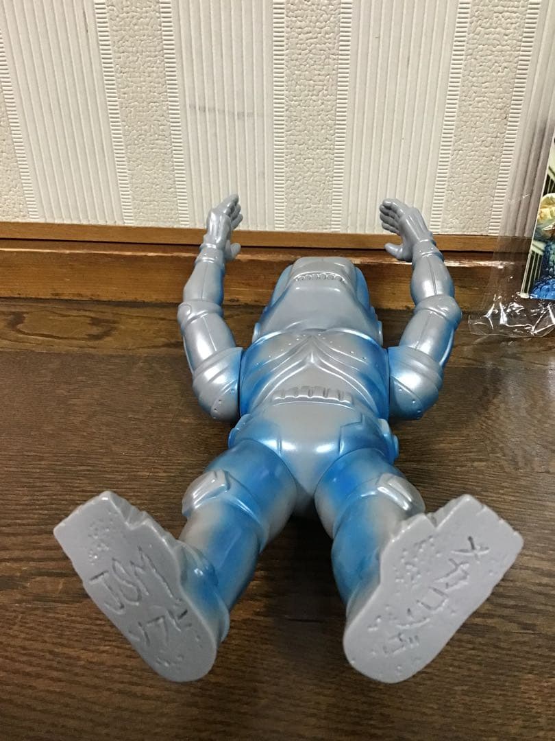 ＪＳＭ　青銀色メカコング怪獣ソフビ　美品　値引不可　プロフ必読