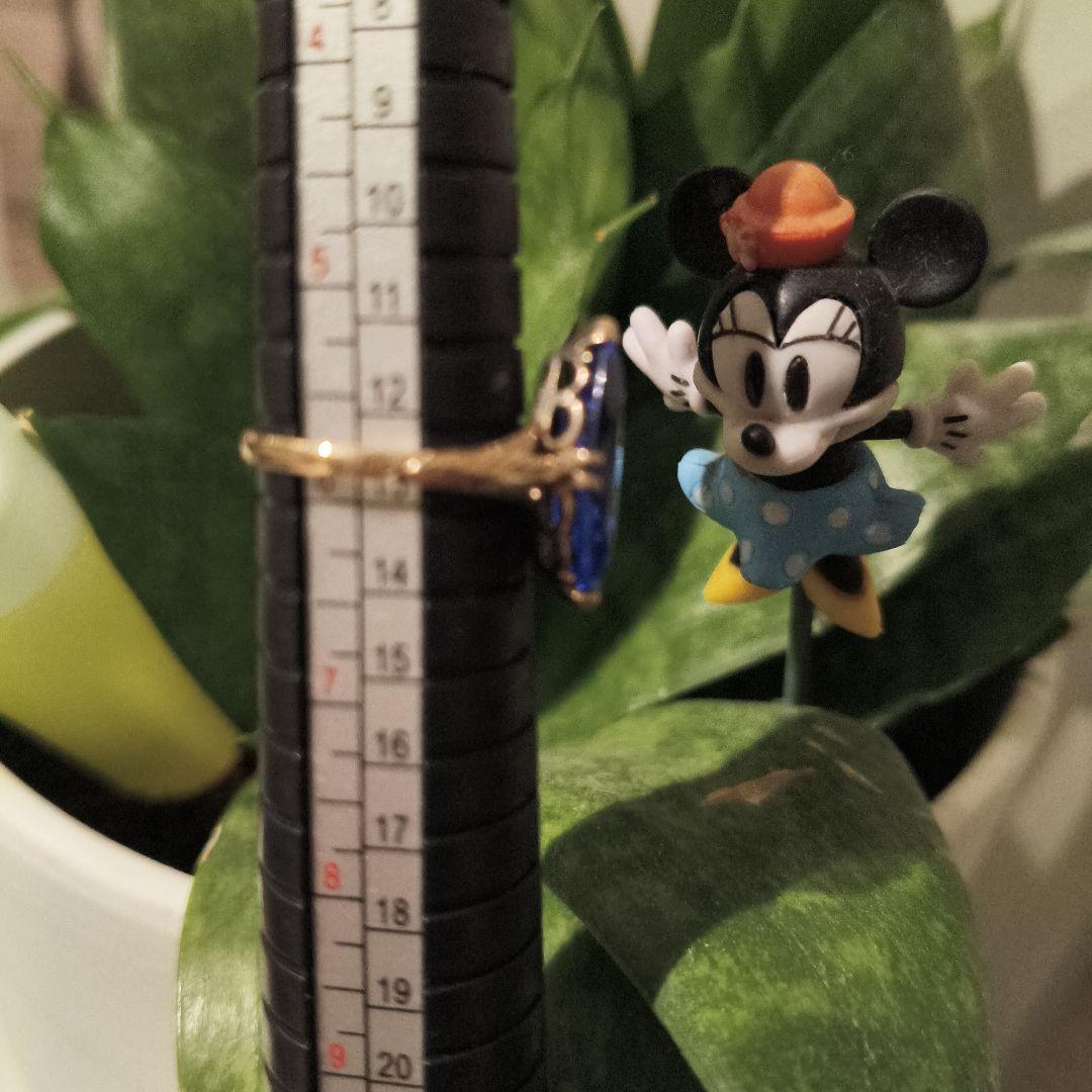 K18ブルーの宝石リング