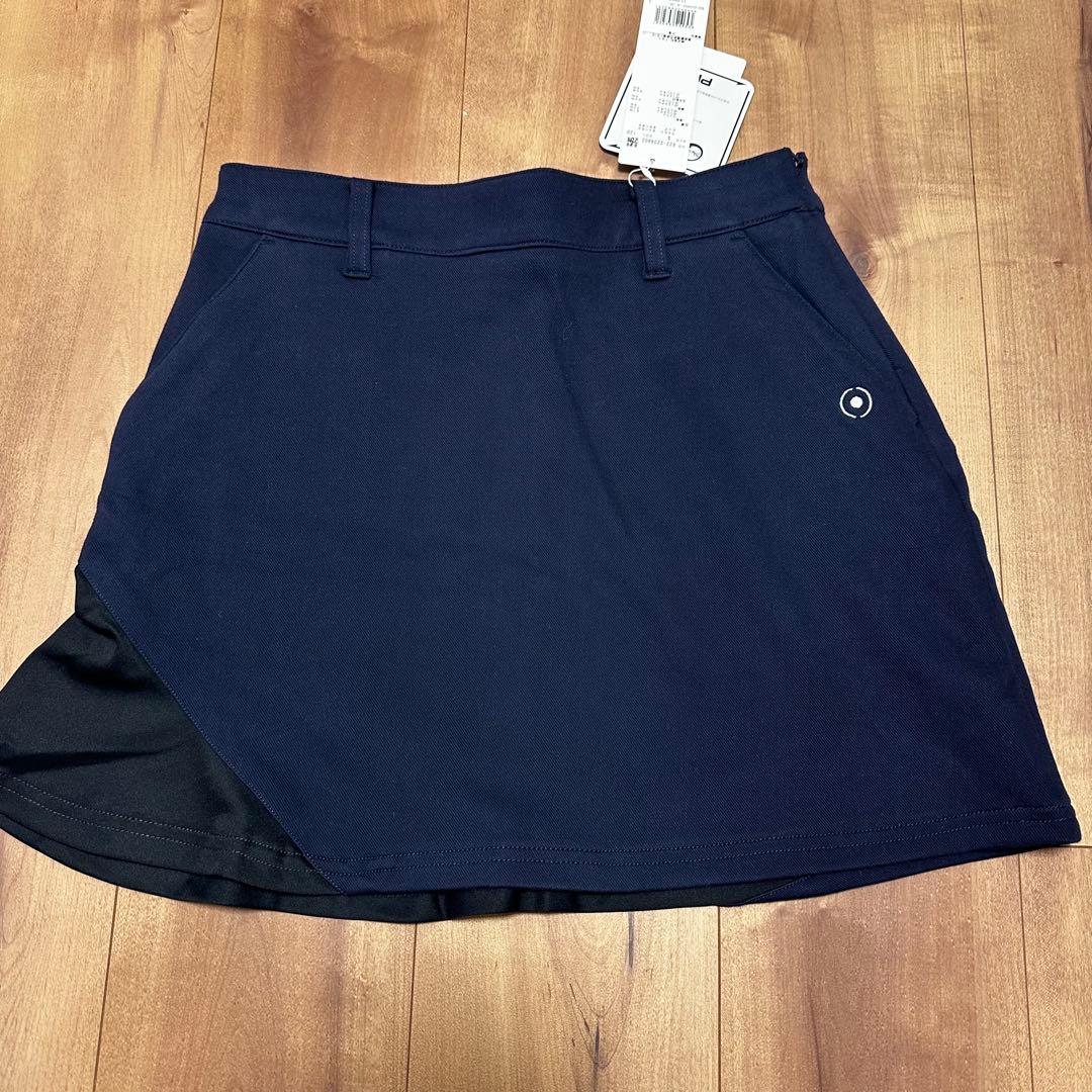 裏地付き　防風　ニット　アウター　保温スカート　セットアップ　秋冬　真冬ゴルフ