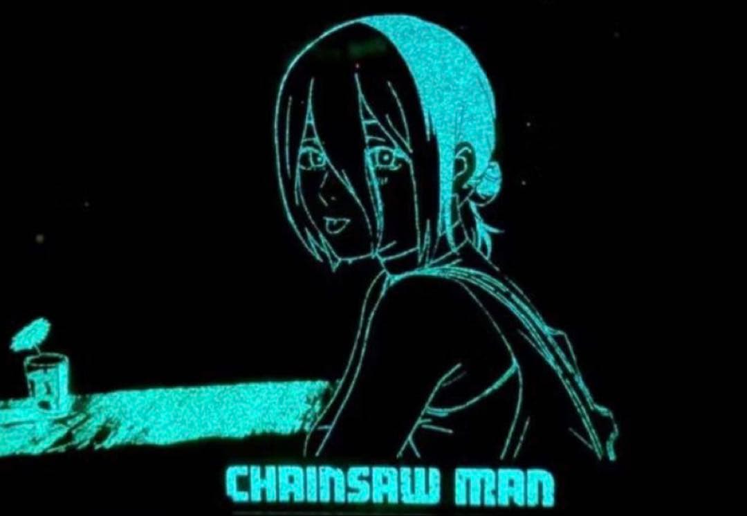 台湾限定 劇場版 チェンソーマン レゼ編 レゼ A3 夜光ポスター　香り付き