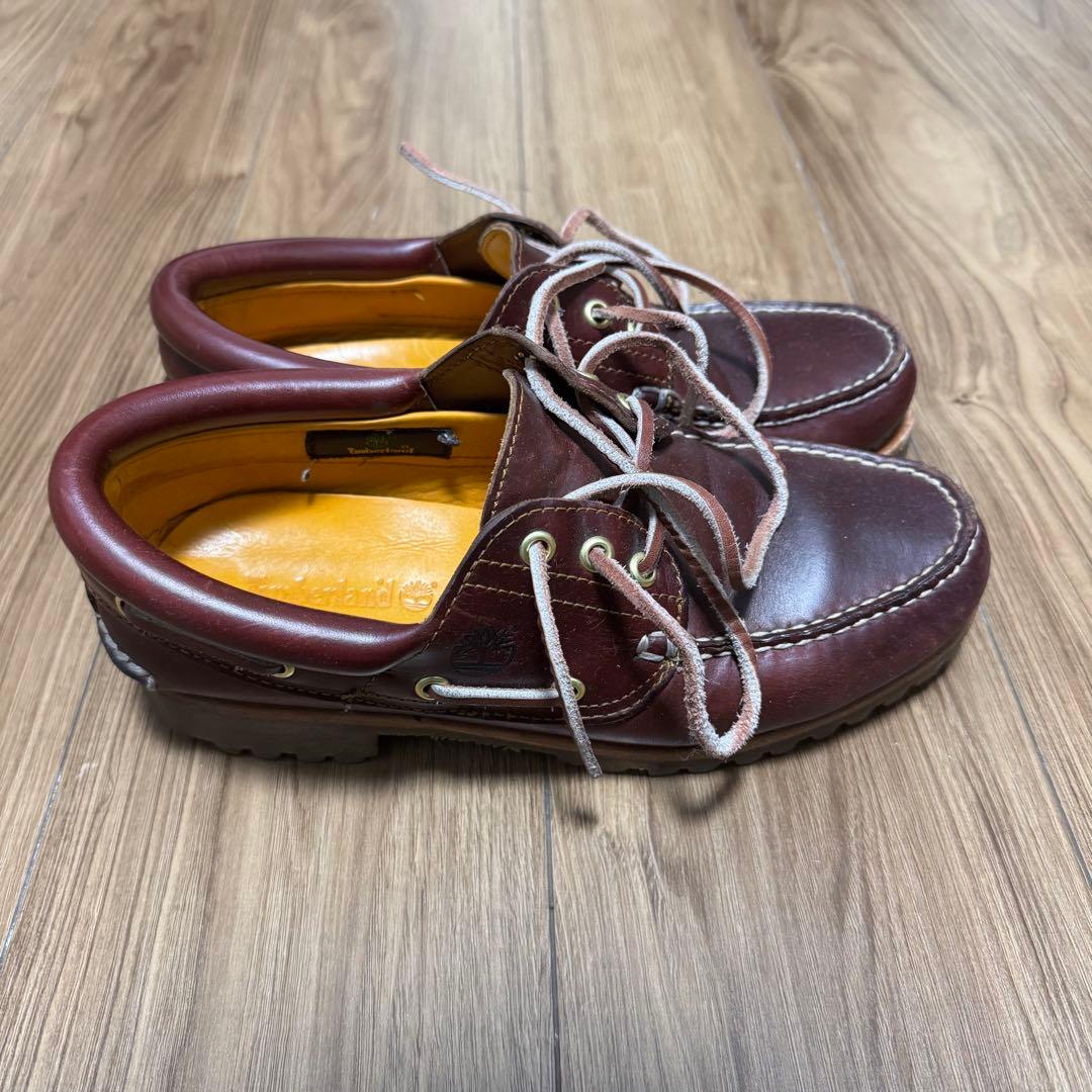 Timberland スリーアイ クラシックラグ バーガンディ 25cm