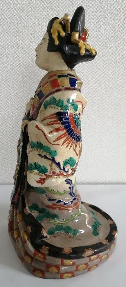 大正十一年青銅製 獅子足火鉢 木製台座付き