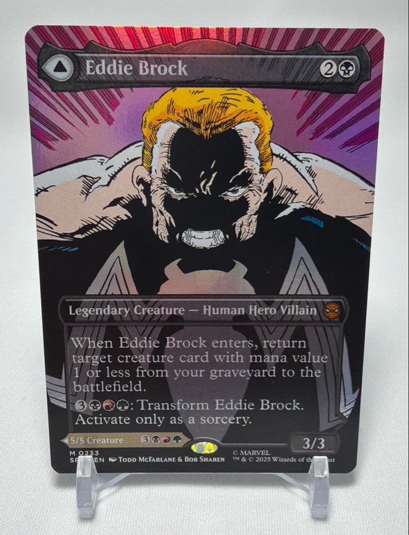 Eddie Brock ボーダーレス クラシック・コミック foil Venom