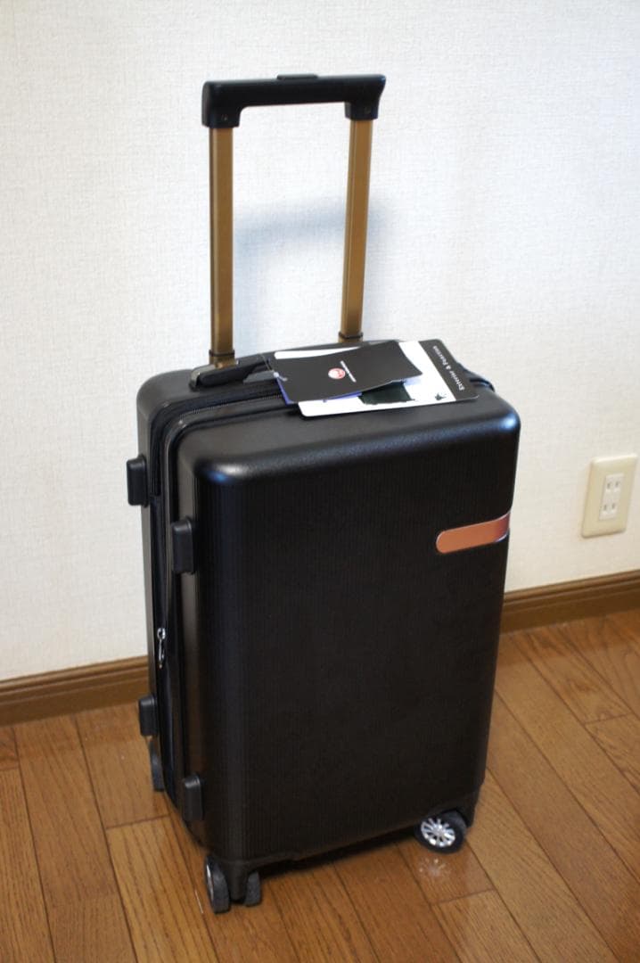 新品 JAL キャリー ブラック 37L 機内持込 日本航空 拡張 おまけ付