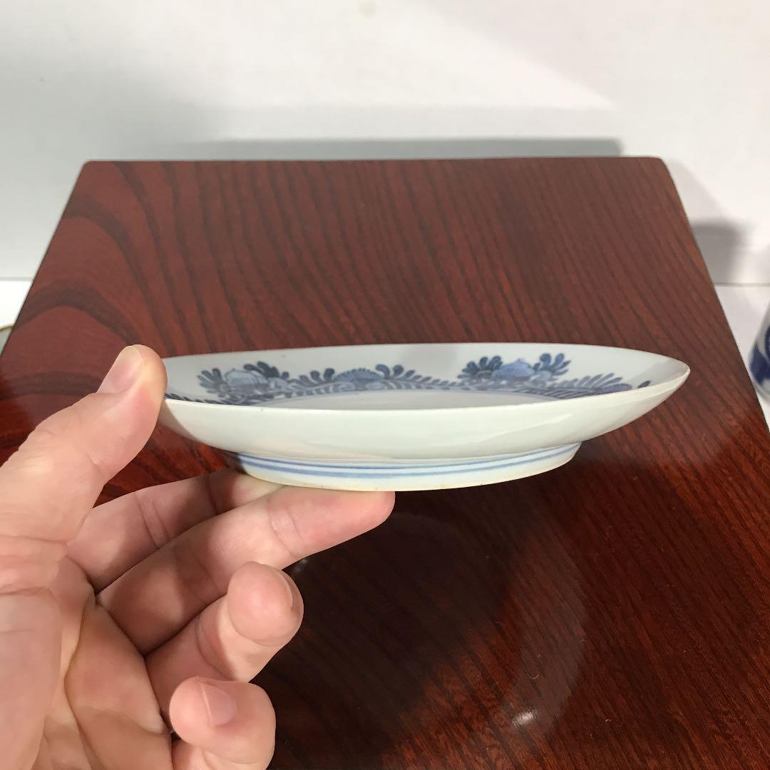 藍九谷角福渦福古伊万里柿右衛門藍柿右衛門古