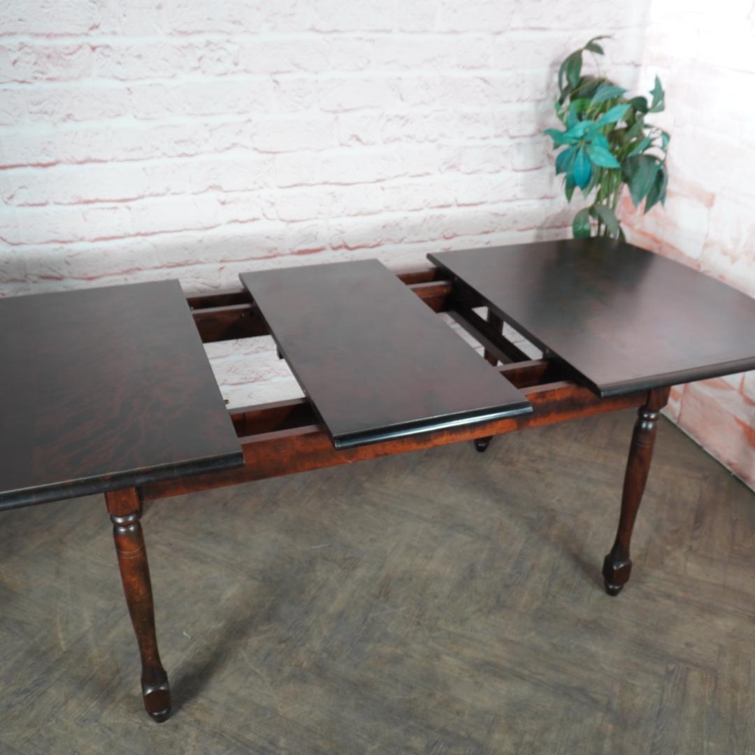 北海道民芸家具 伸縮式ダイニングテーブル エクステンション #477