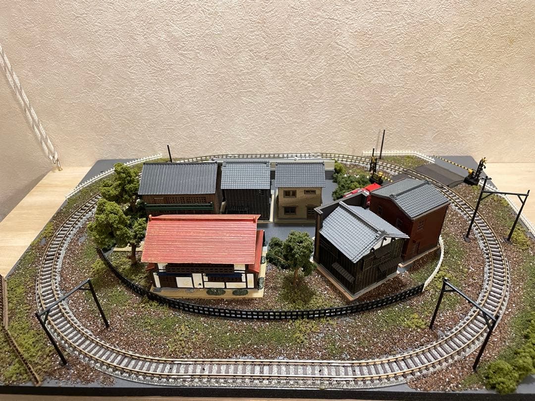 昭和の温泉街　田舎の地方都市　Nゲージ　レイアウト　小径　鉄コレ