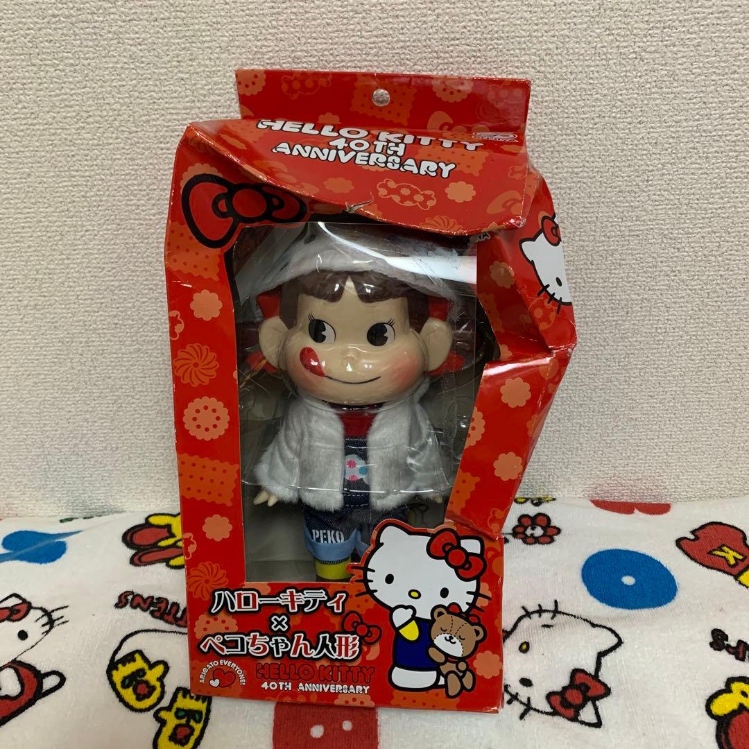 激レア】SANRIO×FUJIYA 40TH ハローキティ×ペコちゃん人形 サンリオ on