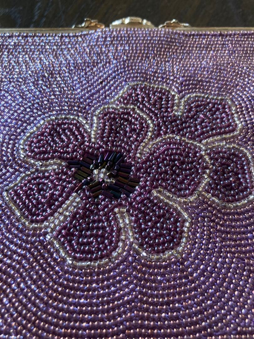 和装　ビーズ刺繍 ハンドバッグ　昭和レトロ　アンティーク