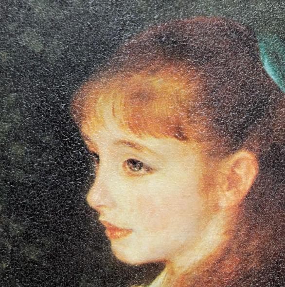 ルノワール 可愛いイレーヌ嬢 銀座トップアート 美術品 複製画 ダンヴェール嬢